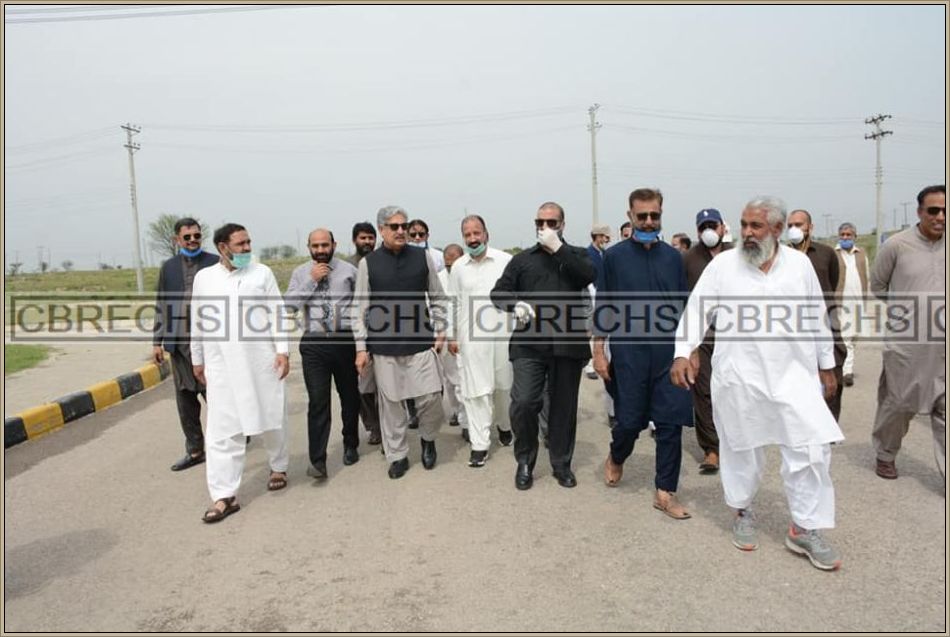 Chairman RDA Visits CBR Town, Phase-II, Kot Kohlian, Rawalpindi.