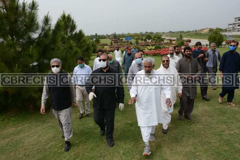 Chairman RDA Visits CBR Town, Phase-II, Kot Kohlian, Rawalpindi.