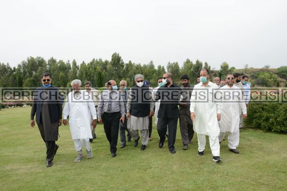 Chairman RDA Visits CBR Town, Phase-II, Kot Kohlian, Rawalpindi.