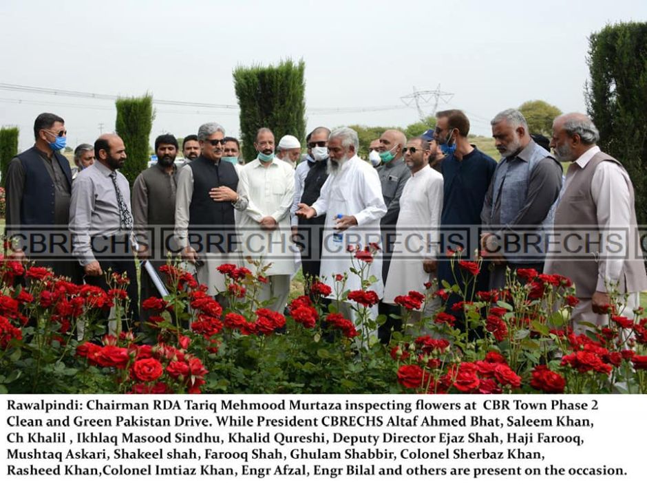 Chairman RDA Visits CBR Town, Phase-II, Kot Kohlian, Rawalpindi.