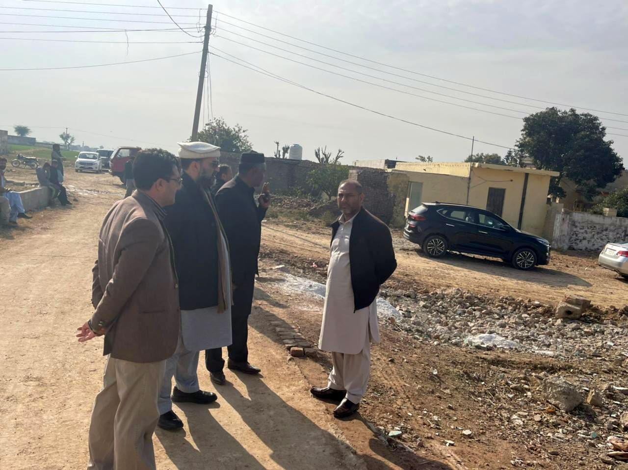 Connection with Girja Road. Connection with Girja Road.