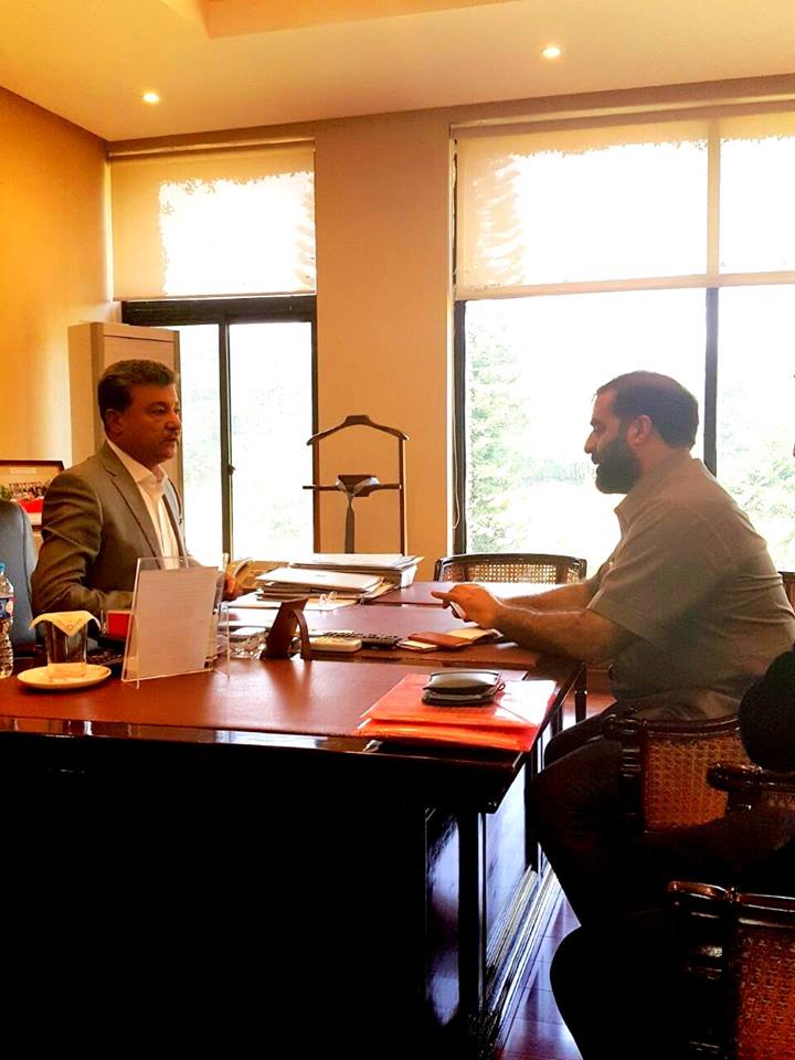 Meeting with Mayor of Islamabad.