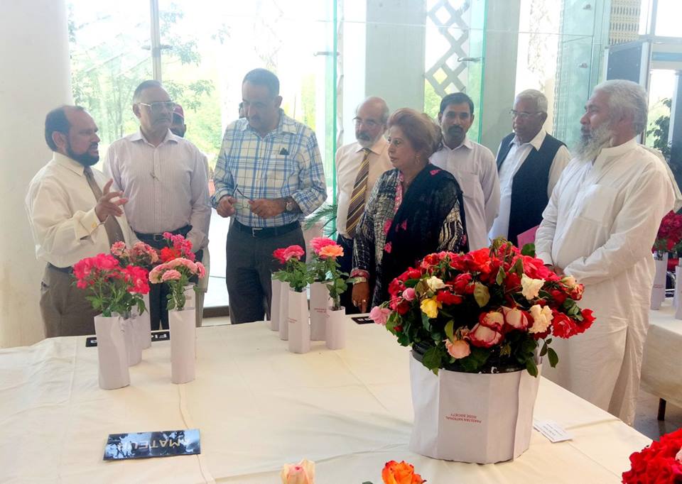 Exhibition conducted by National Rose Society.