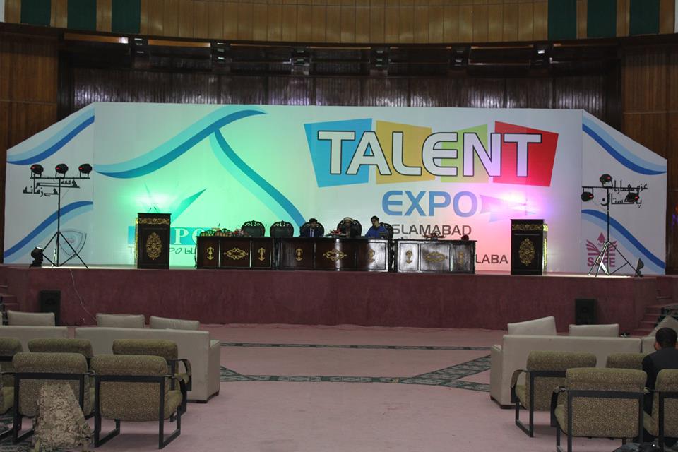 Participating in Talent Expo.