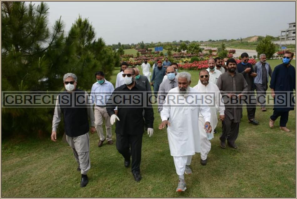 Chairman RDA Visits CBR Town, Phase-II, Kot Kohlian, Rawalpindi.