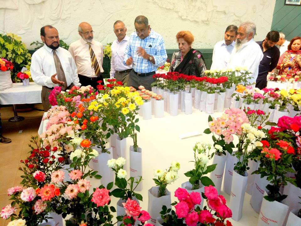 Exhibition conducted by National Rose Society.
