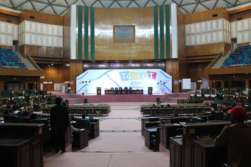 Participating in Talent Expo.